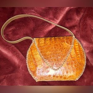 Genuine alligator purse 1940-1950’s made in Cube absolutely pristine condition